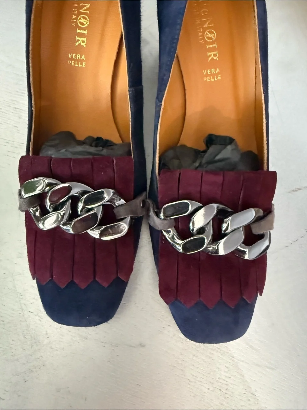 CAFÈ NOIR Suede Loafers